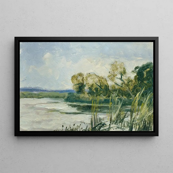 Wittingau - Ferdinand Engelmüller — framed artwork on a wall