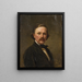 Self-portrait - Ferdinand Fagerlin — framed artwork on a wall