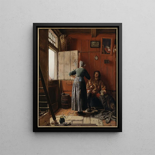 The Homecoming - Ferdinand Fagerlin — framed artwork on a wall