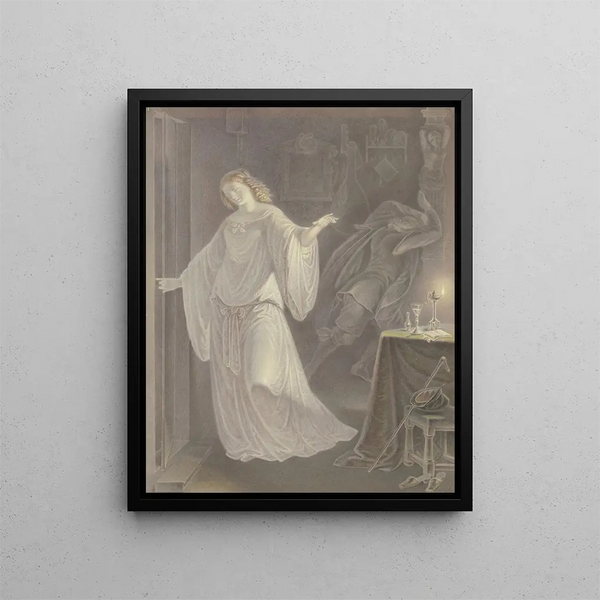 Clärchen et Brackenburg - Ferdinand Fellner — framed artwork on a wall
