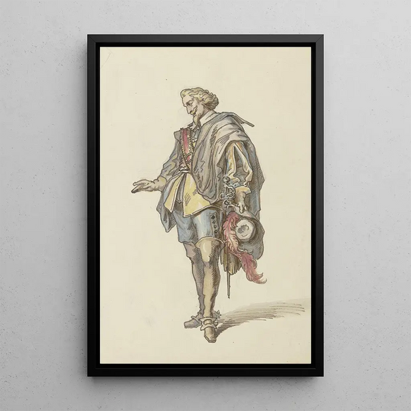 Costume of Wallenstein - Ferdinand Fellner — framed artwork on a wall