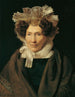 Old woman with a white ribbon bonnet - Ferdinand Georg Waldmüller — artwork view