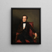 Carl Wilhelm Lucas 1803-1857 Court actor at the K. u. K. Burgtheater - Ferdinand Georg Waldmüller — framed artwork on a wall