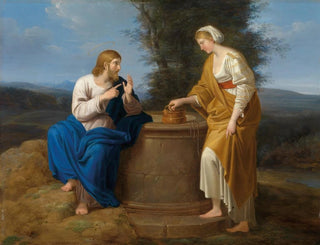 The Christ and the Samaritan Woman - Ferdinand Georg Waldmüller — artwork view