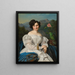 Countess Széchenyi - Ferdinand Georg Waldmüller — framed artwork on a wall