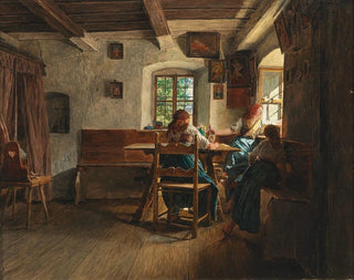 The Departure - Ferdinand Georg Waldmüller — artwork view