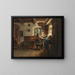 The Departure - Ferdinand Georg Waldmüller — framed artwork on a wall