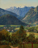 Le Dachstein from Sophien-Doppelblick near Ischl - Ferdinand Georg Waldmüller — artwork view