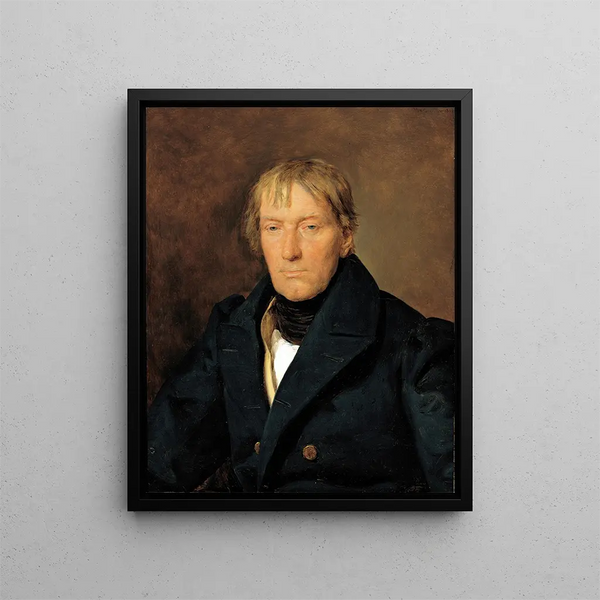 The engraver François Haury - Ferdinand Georg Waldmüller — framed artwork on a wall