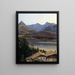 Lac Wolfgang - Ferdinand Georg Waldmüller — framed artwork on a wall