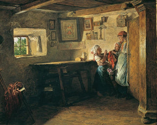 The Old Chest - Ferdinand Georg Waldmüller — artwork view