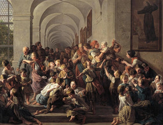 The convent soup - Ferdinand Georg Waldmüller — artwork view