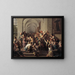 The convent soup - Ferdinand Georg Waldmüller — framed artwork on a wall