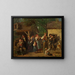 La saisie - Ferdinand Georg Waldmüller — framed artwork on a wall