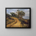 La ruine de Liechtenstein près de Mödling - Ferdinand Georg Waldmüller — framed artwork on a wall