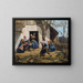La ressuscitée - Ferdinand Georg Waldmüller — framed artwork on a wall