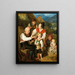 La diligence récompensée - Ferdinand Georg Waldmüller — framed artwork on a wall