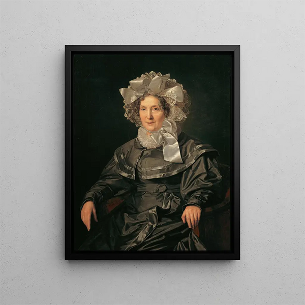 Elisabeth Waldmüller painting, the artist's mother - Ferdinand Georg Waldmüller — framed artwork on a wall