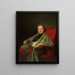 Emanuel Ritter von Neuwall 1813-1879 - Ferdinand Georg Waldmüller — framed artwork on a wall