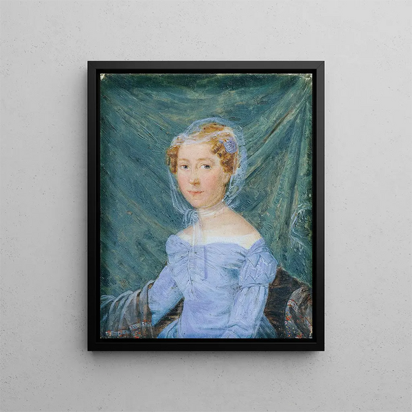 Mme Theresia Rupprecht - Ferdinand Georg Waldmüller — framed artwork on a wall
