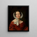 Mme von Bartsch - Ferdinand Georg Waldmüller — framed artwork on a wall