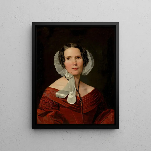 Mme von Bartsch - Ferdinand Georg Waldmüller — framed artwork on a wall