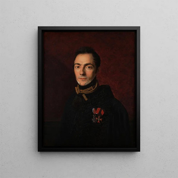Georg Graf Apponyi - Ferdinand Georg Waldmüller — framed artwork on a wall
