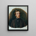 Gustav Barth painting, choir director of the Vienna Men's Choir - Ferdinand Georg Waldmüller — framed artwork on a wall