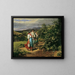 Return from work The Lovers at the crossroads - Ferdinand Georg Waldmüller — framed artwork on a wall