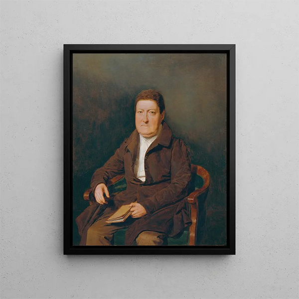 M. Wohlleben, brother of the mayor of Vienna Stephan Edler von Wohlleben - Ferdinand Georg Waldmüller — framed artwork on a wall