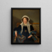 Joséphine Schwartz von Mohrenstern née Vicomtesse Goupy de Quabeck - Ferdinand Georg Waldmüller — framed artwork on a wall