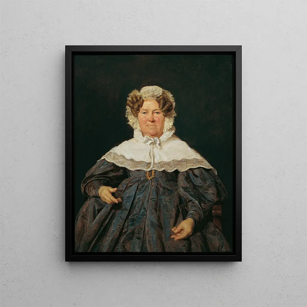 Joséphine Schaumburg née Stahel - Ferdinand Georg Waldmüller — framed artwork on a wall