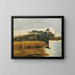 Landscape Painting of Brunn am Gebirge - Ferdinand Georg Waldmüller — framed artwork on a wall