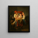 Mutterglück - Ferdinand Georg Waldmüller — framed artwork on a wall
