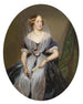 Portrait of a Noble Lady - Ferdinand Georg Waldmüller — artwork view