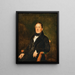 Portrait of Friedrich Eltz 1782-1855 - Ferdinand Georg Waldmüller — framed artwork on a wall