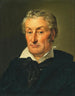 Portrait of a gentleman with wavy white hair - Ferdinand Georg Waldmüller — artwork view