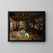 Preparation of the Grape Harvest Festival - Ferdinand Georg Waldmüller — framed artwork on a wall