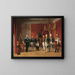 Reception of Grand Duke Alexander Nikolaevich by Prince Metternich at the Hofburg in Vienna in 1839 - Ferdinand Georg Waldmüller — framed artwork on a wall