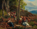 Stick Collector in the Viennese Forest - Ferdinand Georg Waldmüller — artwork view