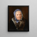 Rosina Wieser at age 83 - Ferdinand Georg Waldmüller — framed artwork on a wall