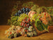 Still life with peaches and grapes - Ferdinand Georg Waldmüller — artwork view