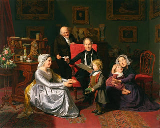 L'Adoption - Ferdinand Georg Waldmüller — artwork view