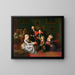 L'Adoption - Ferdinand Georg Waldmüller — framed artwork on a wall