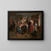 L'Adieu des conscrits - Ferdinand Georg Waldmüller — framed artwork on a wall