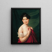 L'actress of the court Sophie Müller - Ferdinand Georg Waldmüller — framed artwork on a wall