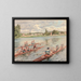 La course d'avirons - Ferdinand Gueldry — framed artwork on a wall
