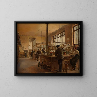 the Municipal Laboratory of the Prefecture of Police, Boulevard du Palais - Ferdinand Gueldry — framed artwork on a wall