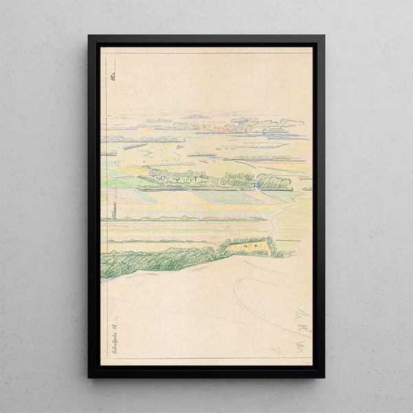 Landscape Painting - Ferdinand Hart Nibbrig — framed artwork on a wall