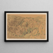 Cityscape in the Eifel - Ferdinand Hart Nibbrig — framed artwork on a wall
